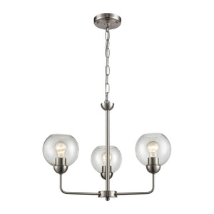 ELK Home - CN280322 - Three Light Chandelier - Astoria - Brushed Nickel