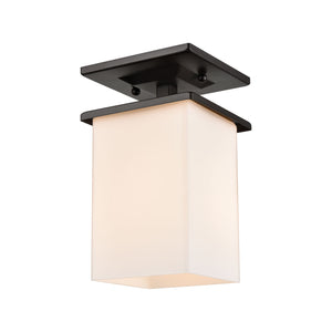 ELK Home - EN110136 - One Light Flush Mount - Broad Street - Textured Matte Black