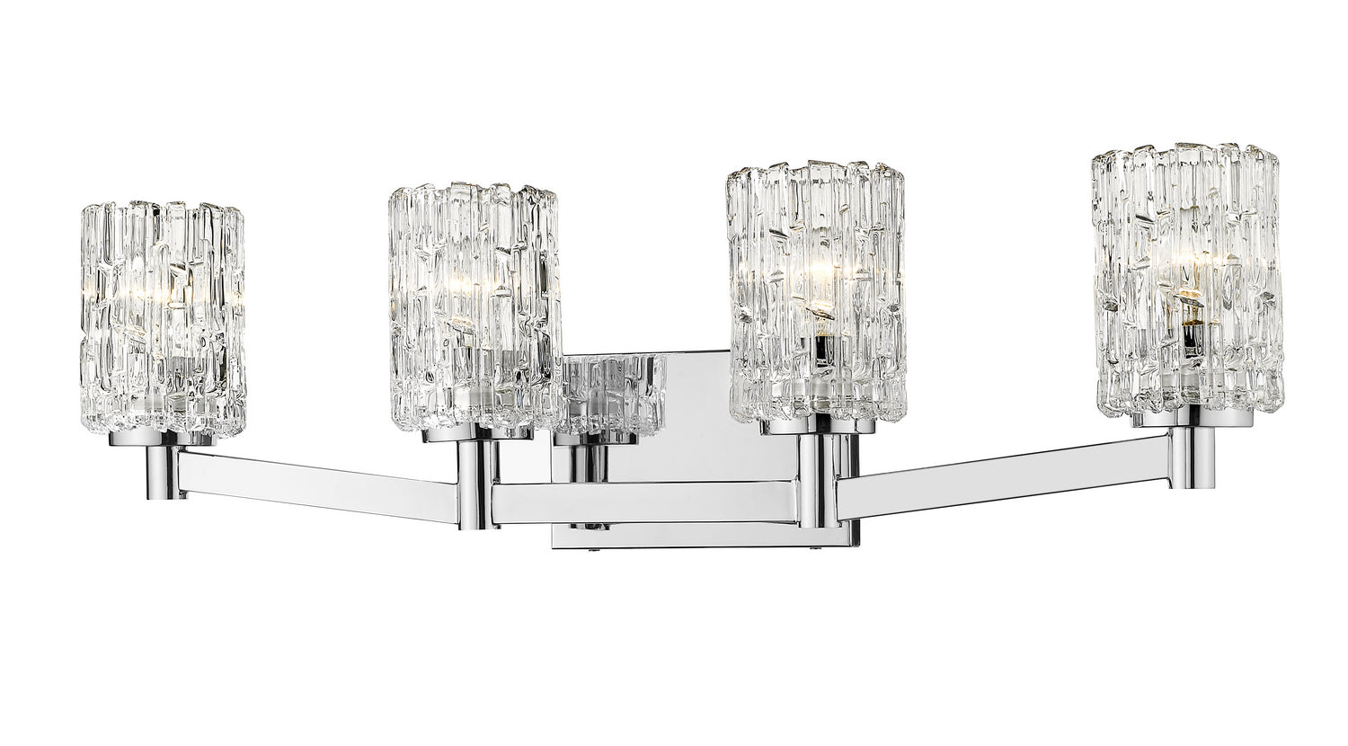 Z-Lite - 1931-4V-CH - Four Light Vanity - Aubrey - Chrome