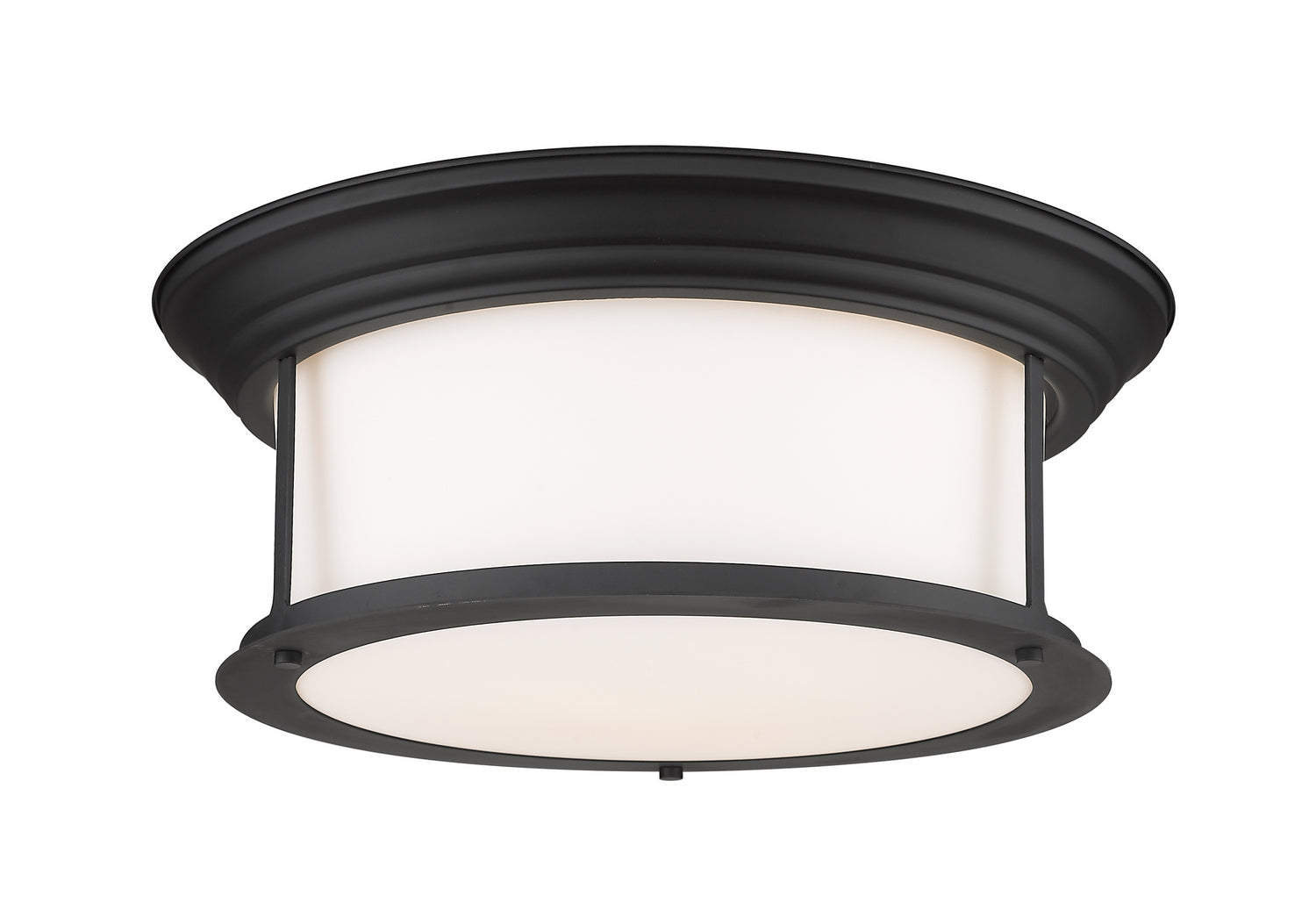 Z-Lite - 2011F16-MB - Three Light Flush Mount - Sonna - Matte Black