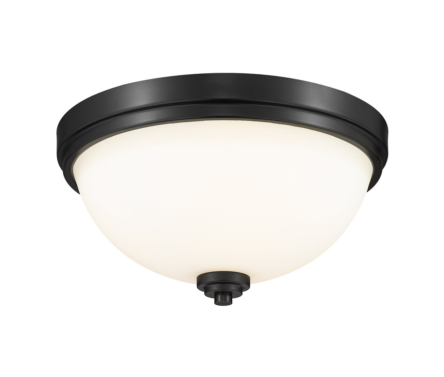 Z-Lite - 443F2-MB - Two Light Flush Mount - Ashton - Matte Black