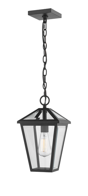 Z-Lite - 579CHM-BK - One Light Outdoor Chain Mount Ceiling Fixture - Talbot - Black