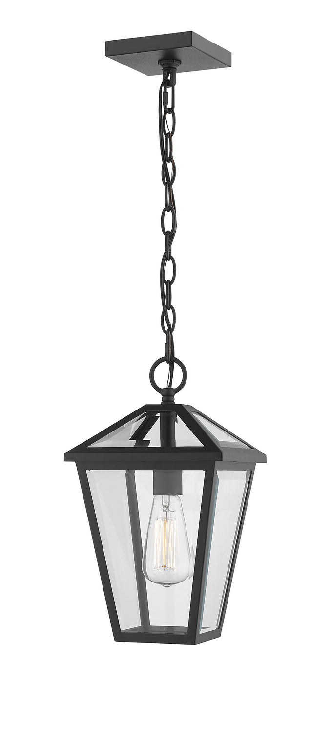 Z-Lite - 579CHM-BK - One Light Outdoor Chain Mount Ceiling Fixture - Talbot - Black