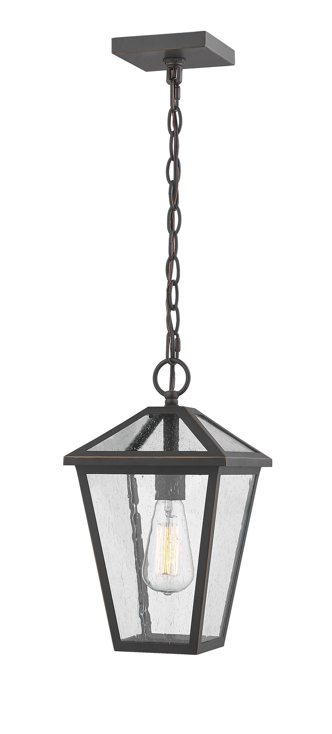 Z-Lite - 579CHM-ORB - One Light Outdoor Chain Mount Ceiling Fixture - Talbot - Oil Rubbed Bronze
