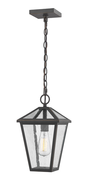Z-Lite - 579CHM-ORB - One Light Outdoor Chain Mount Ceiling Fixture - Talbot - Oil Rubbed Bronze