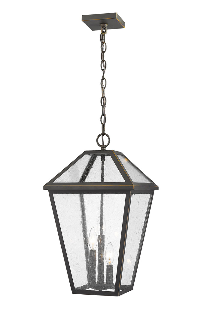 Z-Lite - 579CHXL-ORB - Three Light Outdoor Chain Mount Ceiling Fixture - Talbot - Oil Rubbed Bronze