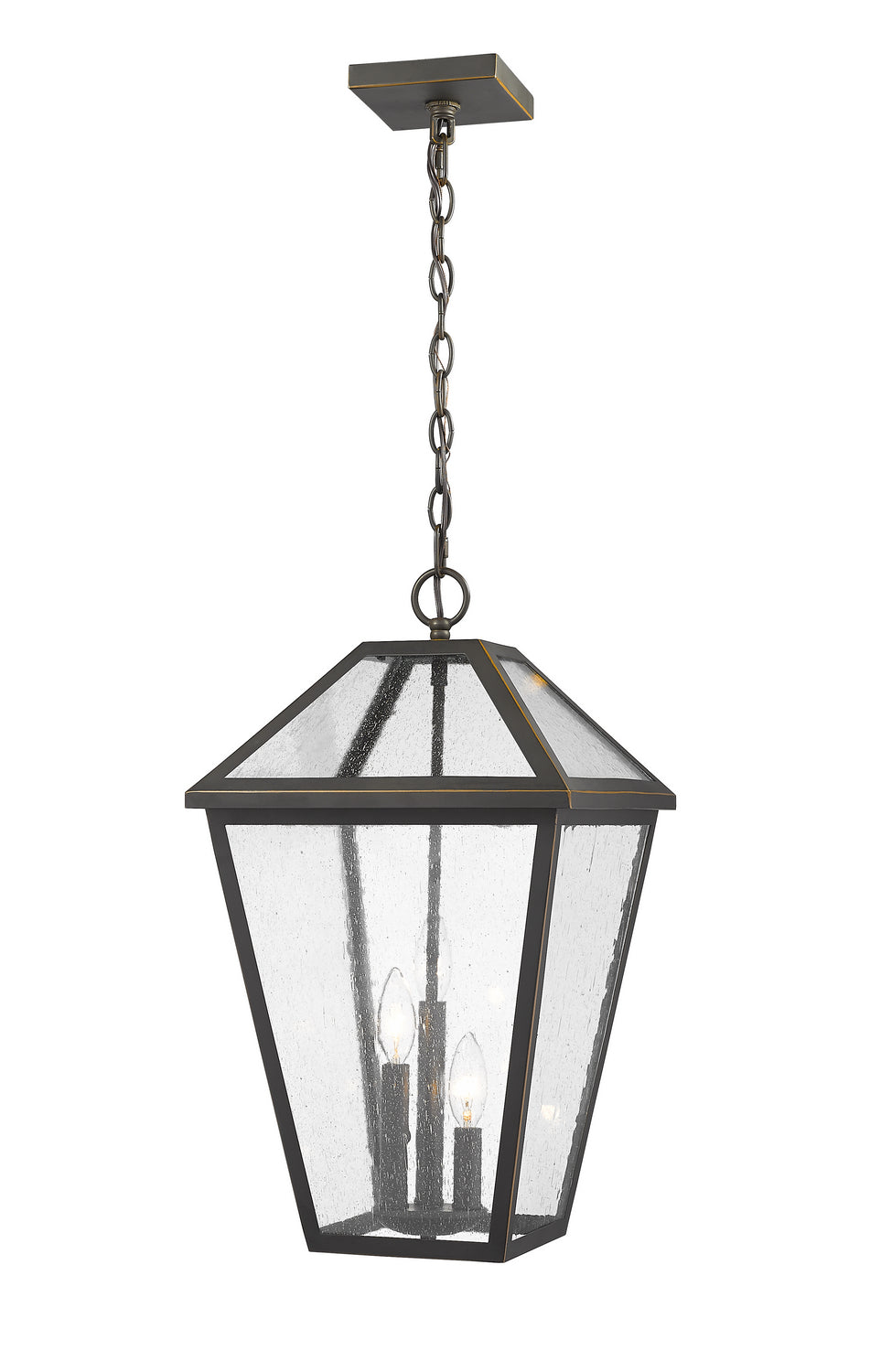 Z-Lite - 579CHXL-ORB - Three Light Outdoor Chain Mount Ceiling Fixture - Talbot - Oil Rubbed Bronze