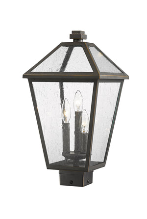Z-Lite - 579PHBS-ORB - Three Light Outdoor Post Mount Fixture - Talbot - Oil Rubbed Bronze
