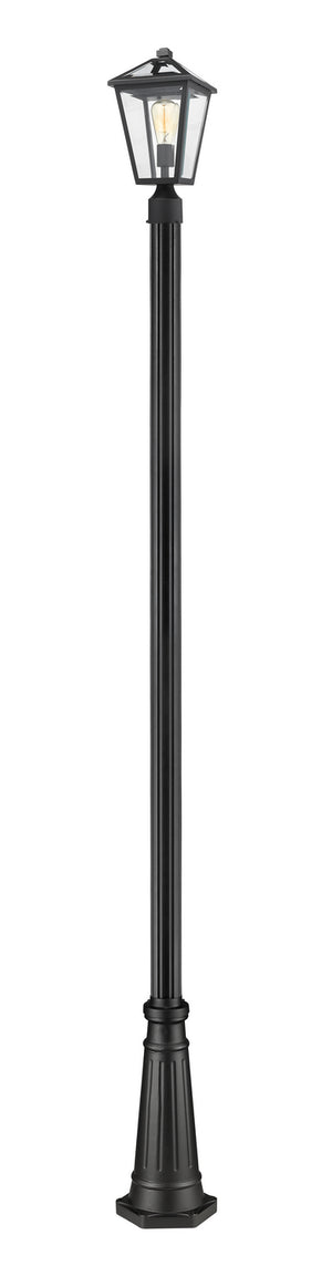 Z-Lite - 579PHMR-519P-BK - One Light Outdoor Post Mounted Fixture - Talbot - Black