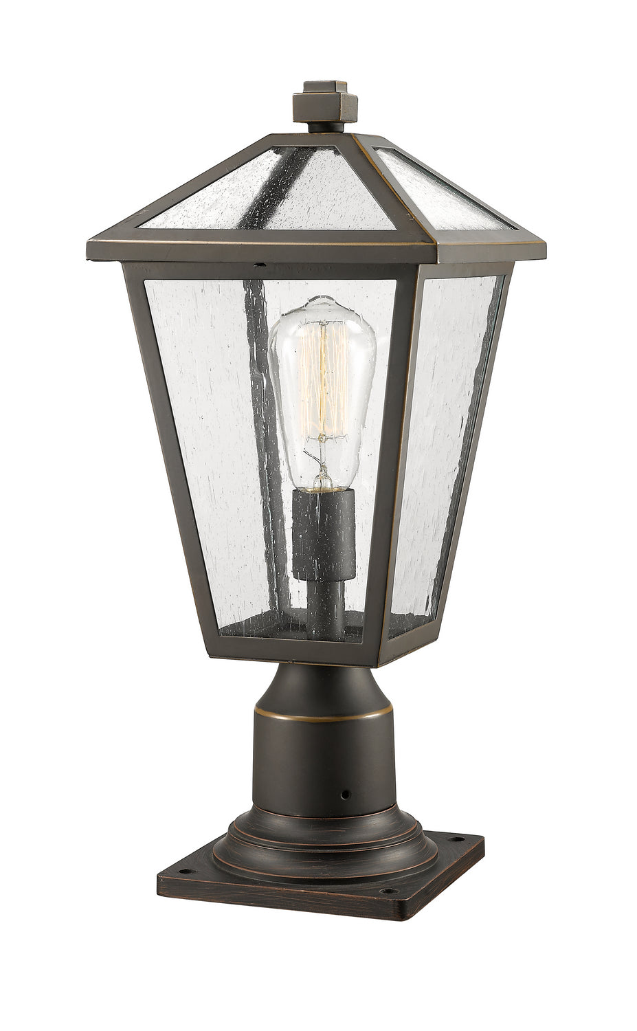Z-Lite - 579PHMR-533PM-ORB - One Light Outdoor Pier Mounted Fixture - Talbot - Oil Rubbed Bronze
