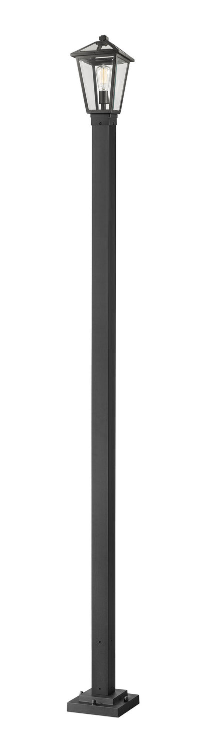 Z-Lite - 579PHMS-536P-BK - One Light Outdoor Post Mounted Fixture - Talbot - Black