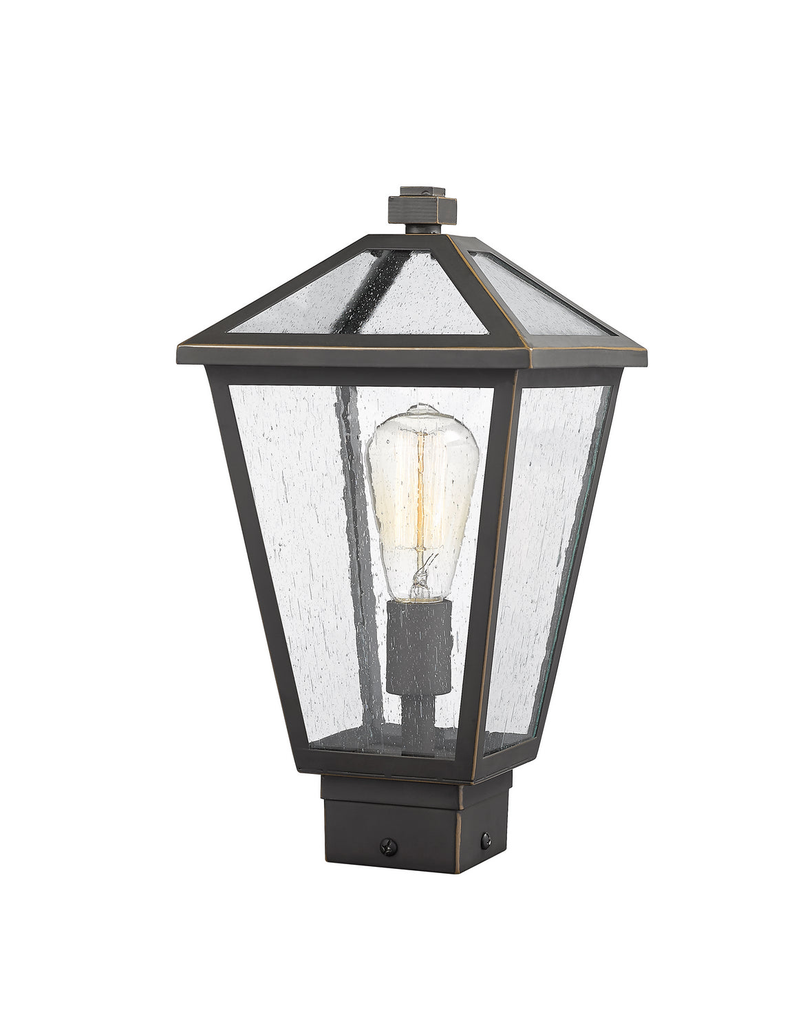 Z-Lite - 579PHMS-ORB - One Light Outdoor Post Mount - Talbot - Oil Rubbed Bronze