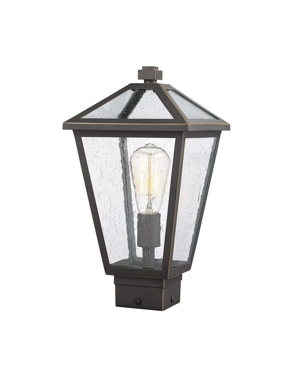 Z-Lite - 579PHMS-ORB - One Light Outdoor Post Mount Fixture - Talbot - Oil Rubbed Bronze
