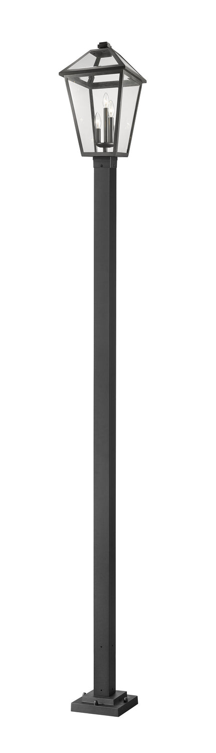 Z-Lite - 579PHXLS-536P-BK - Three Light Outdoor Post Mounted Fixture - Talbot - Black