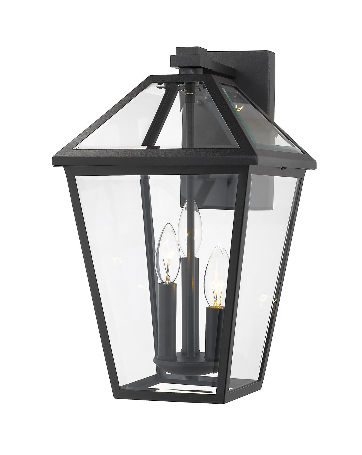 Z-Lite - 579XL-BK - Three Light Outdoor Wall Light - Talbot - Black