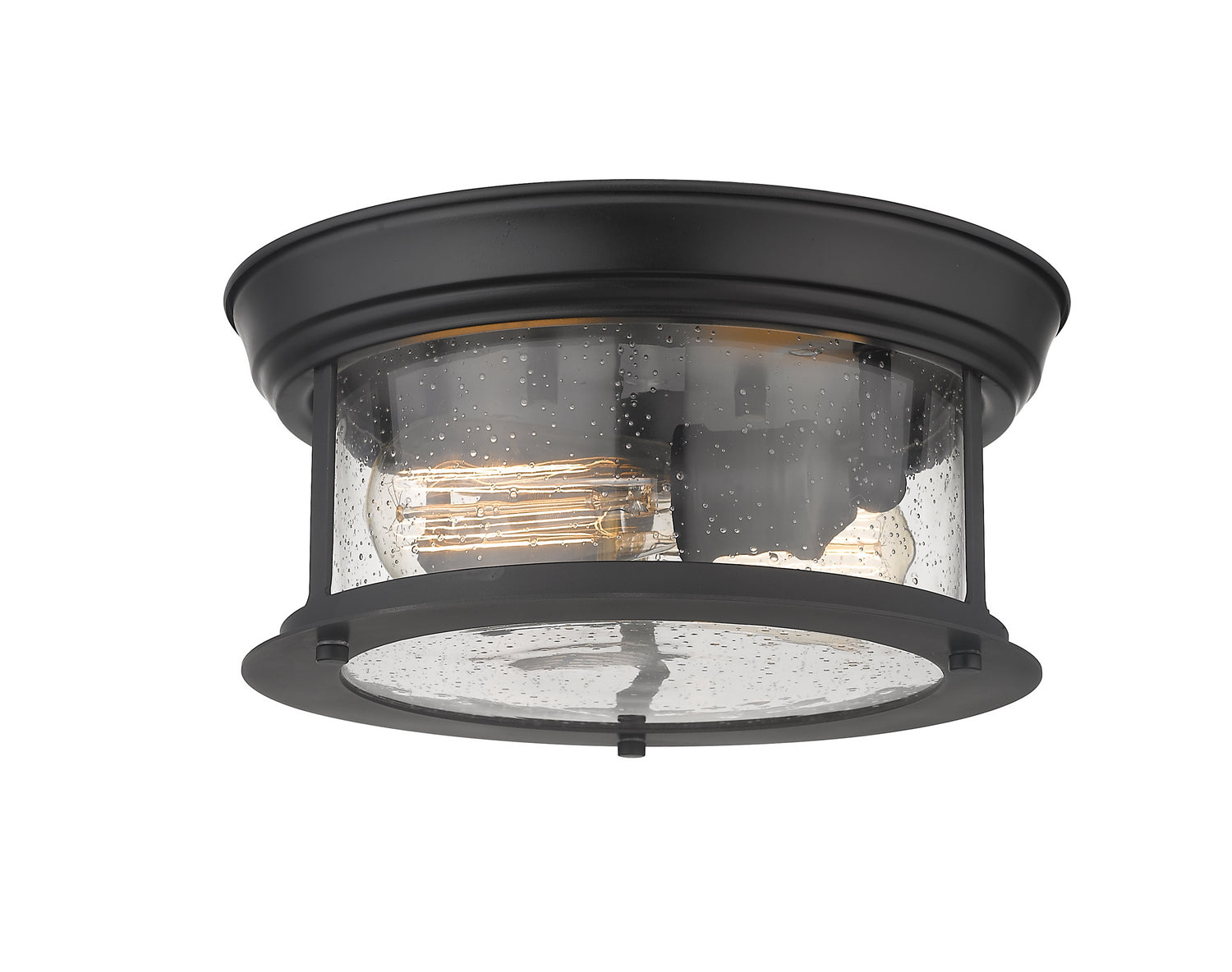 Z-Lite - 727F10-MB - Two Light Flush Mount - Sonna - Matte Black