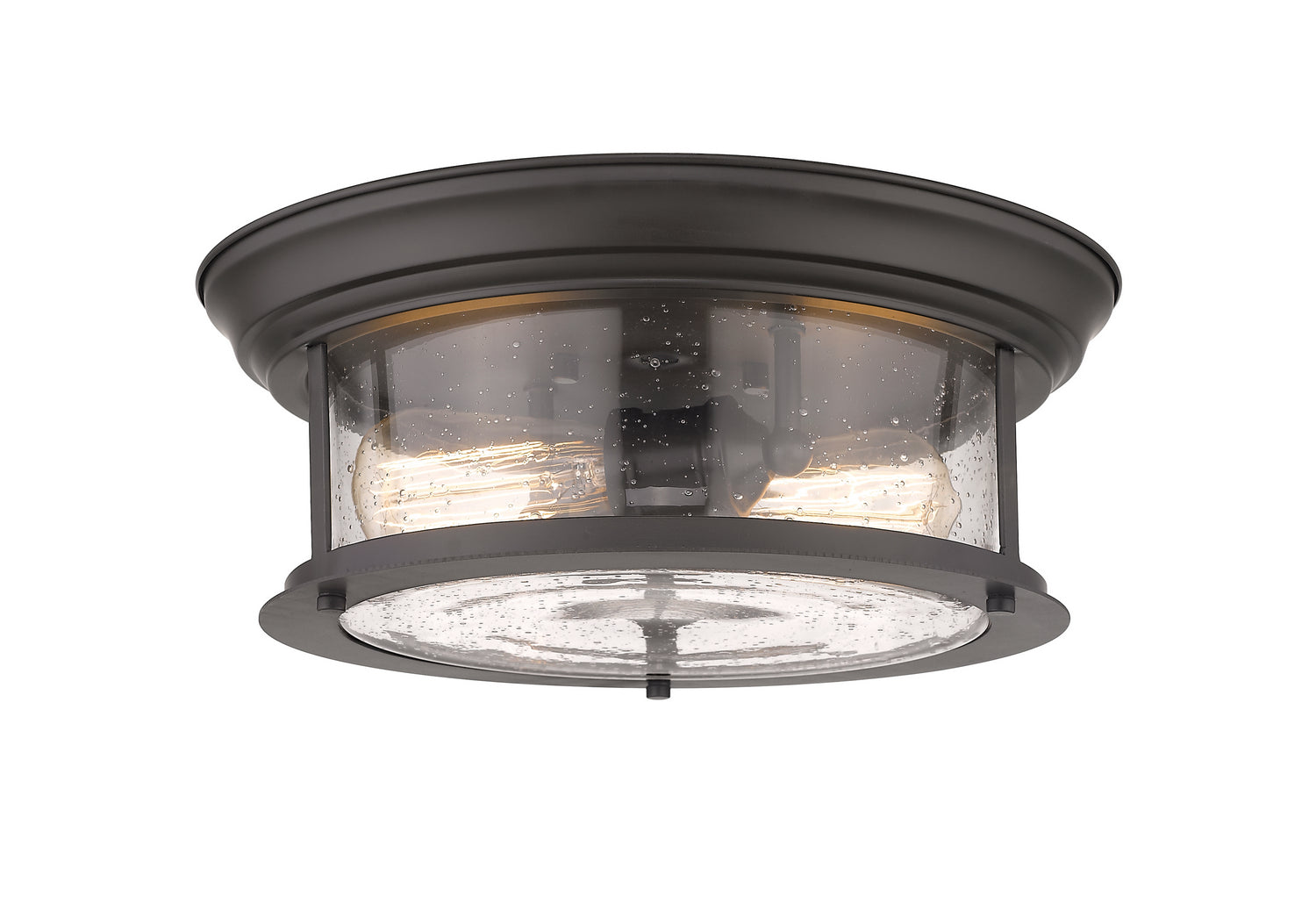 Z-Lite - 727F13-BRZ - Two Light Flush Mount - Sonna - Bronze