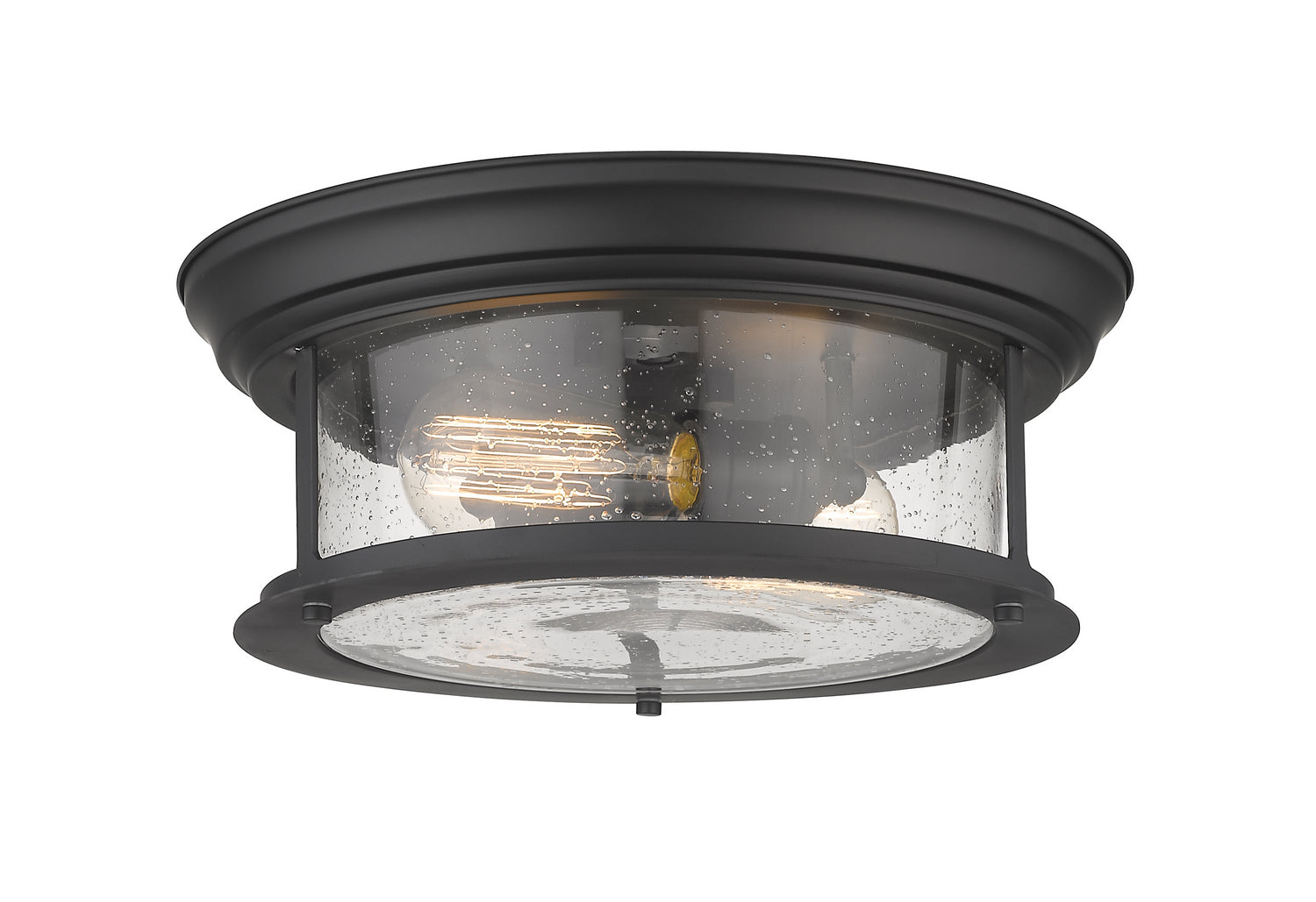 Z-Lite - 727F13-MB - Two Light Flush Mount - Sonna - Matte Black