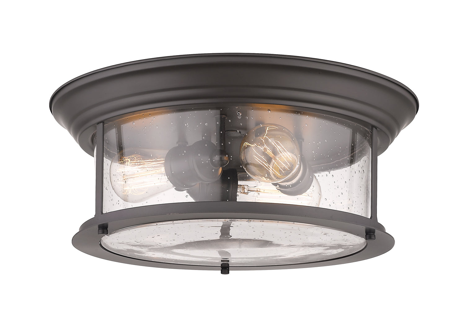 Z-Lite - 727F16-BRZ - Three Light Flush Mount - Sonna - Bronze