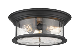 Z-Lite - 727F16-MB - Three Light Flush Mount - Sonna - Matte Black