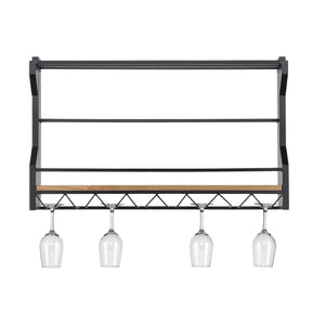 ELK Home - 3187-011 - Hanging Wine - Wavertree - Black