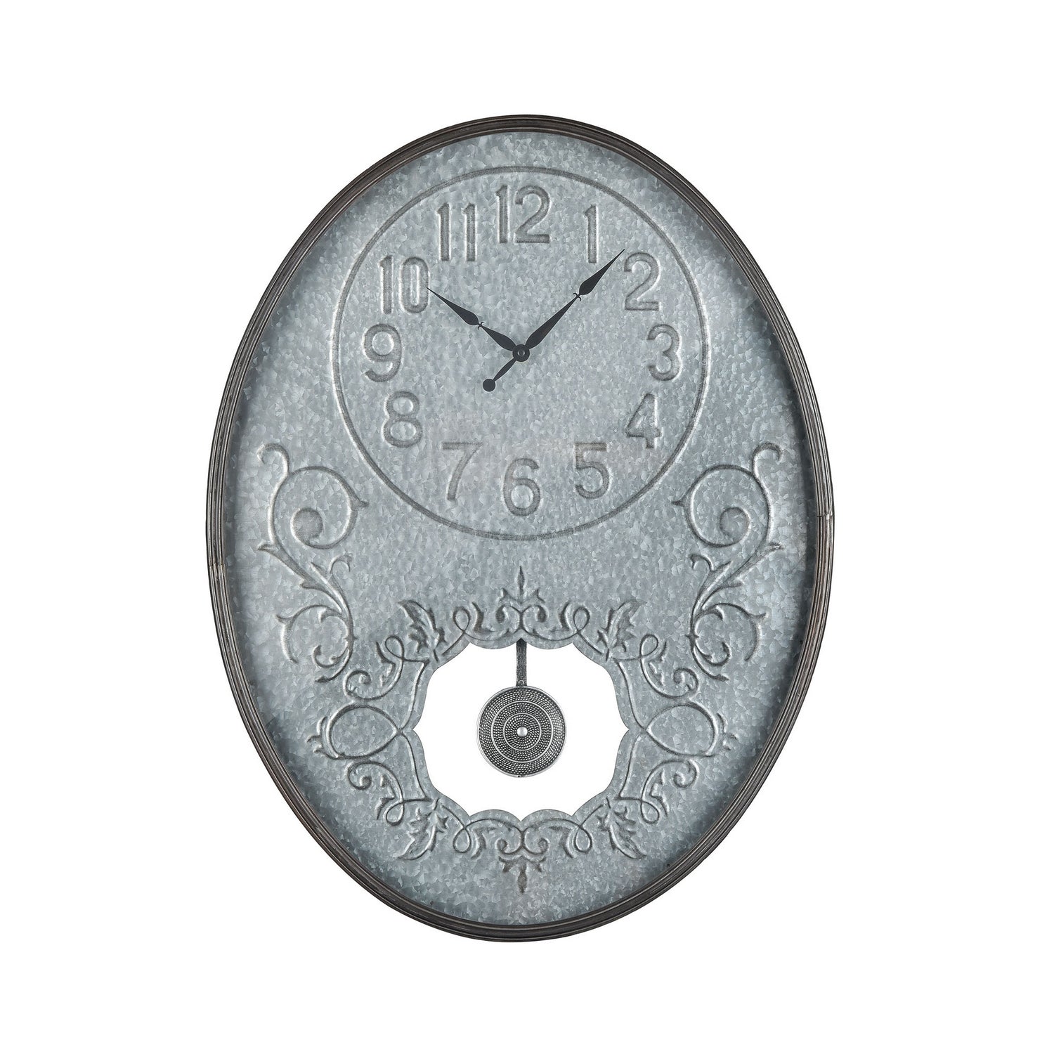 ELK Home - 3214-1033 - Clock - Galvanized