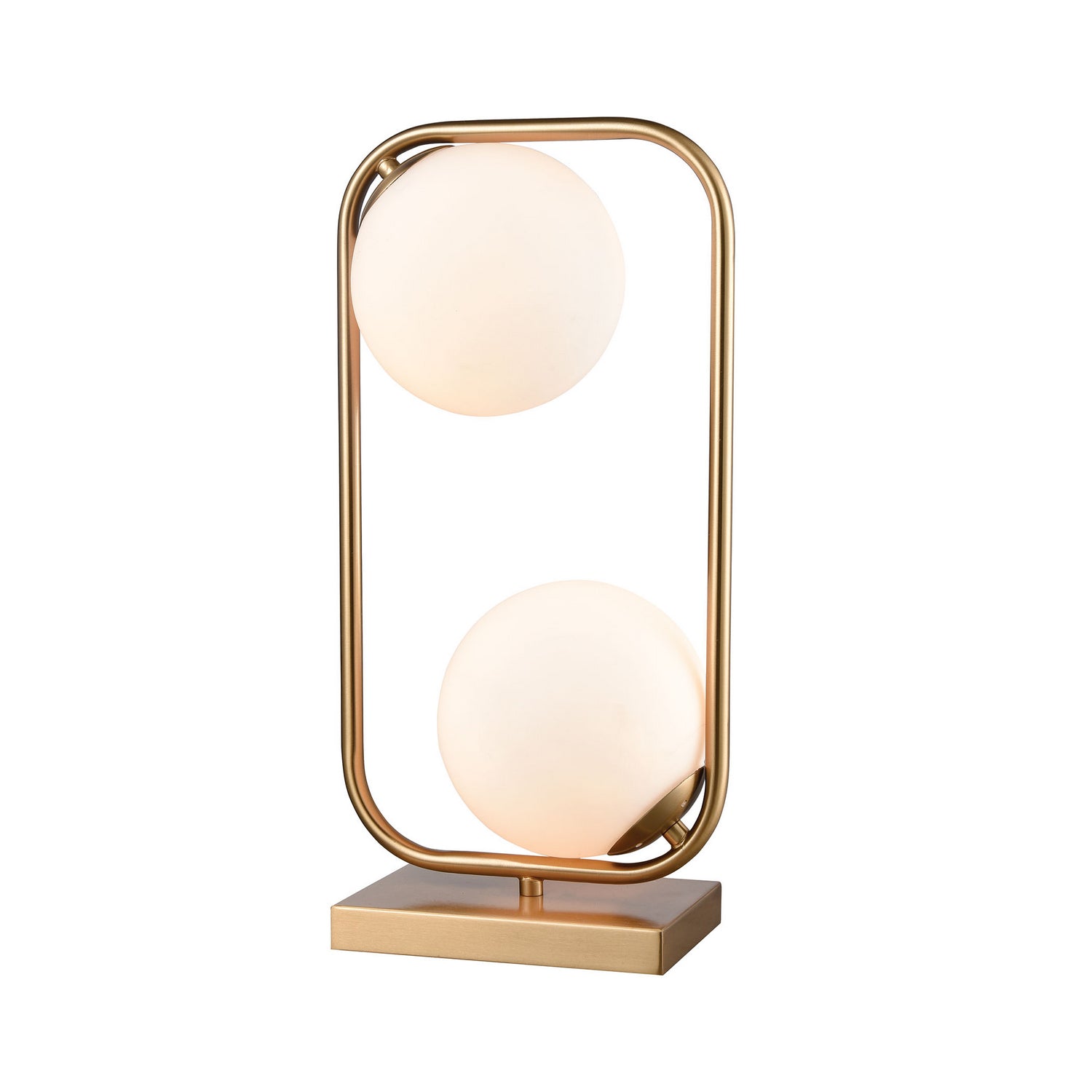 ELK Home - D4156 - Two Light Table Lamp - Moondance - Aged Brass