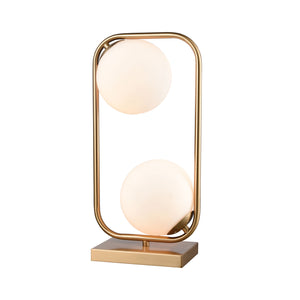 ELK Home - D4156 - Two Light Table Lamp - Moondance - Aged Brass