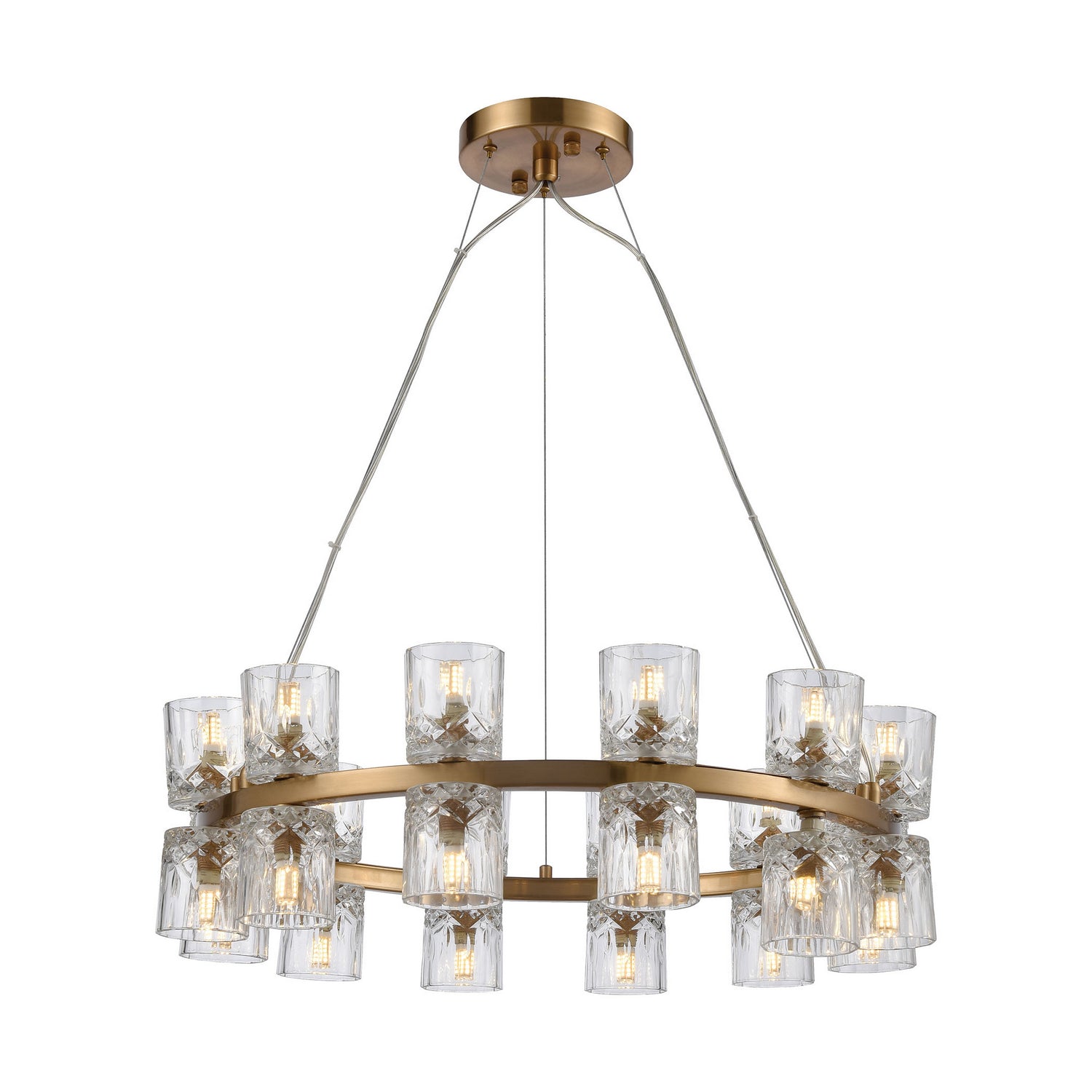 ELK Home - D4180 - 24 Light Chandelier - Double Vision - Clear