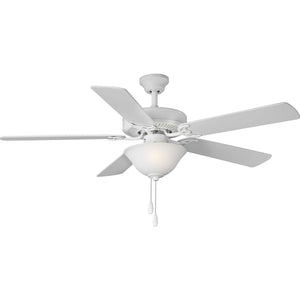 Progress Lighting - P2599-30 - 52"Ceiling Fan - Builder Fan - White