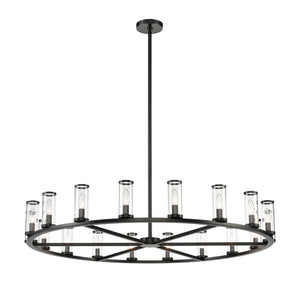 Alora - CH309018UBCG - 18 Light Chandelier - Revolve - Clear Glass/Urban Bronze