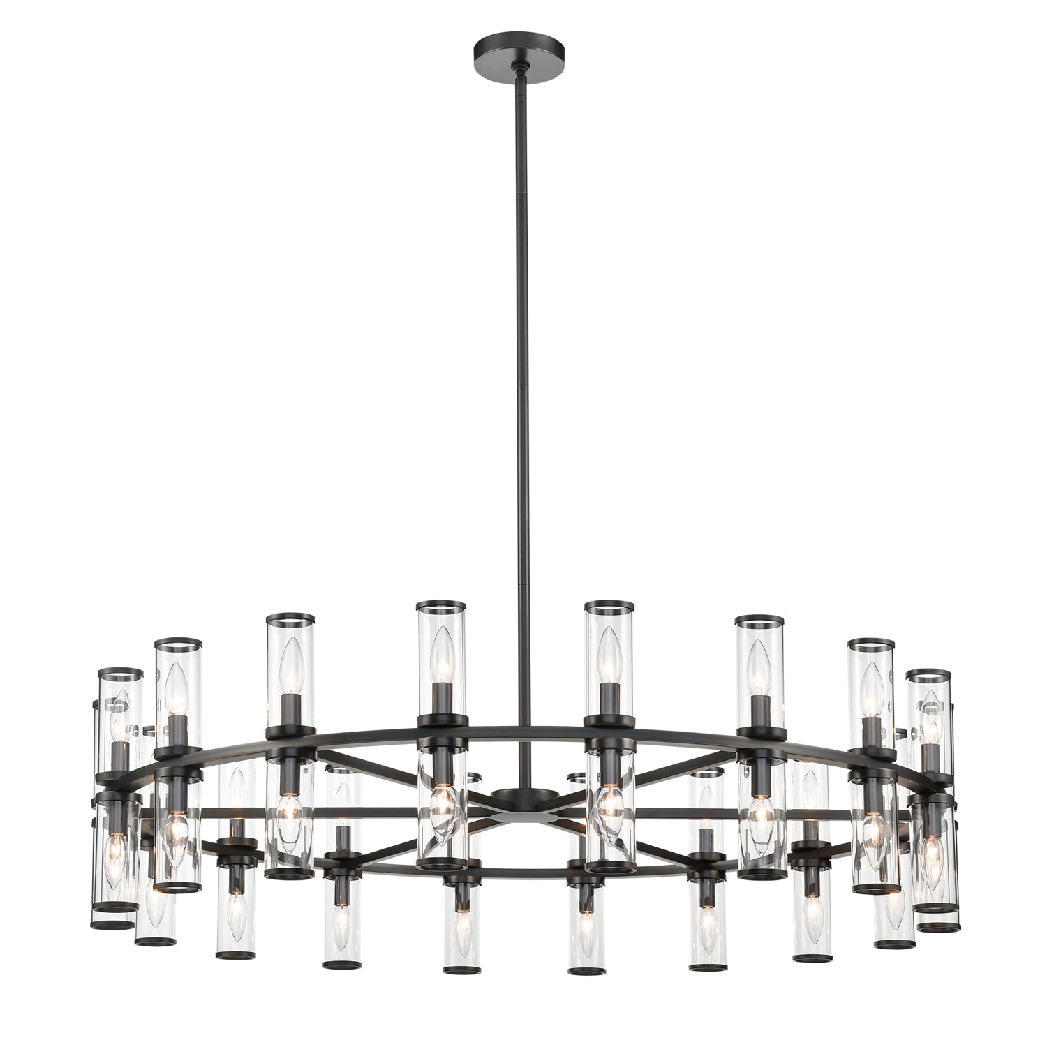 Alora - CH309036UBCG - 36 Light Chandelier - Revolve - Clear Glass/Urban Bronze