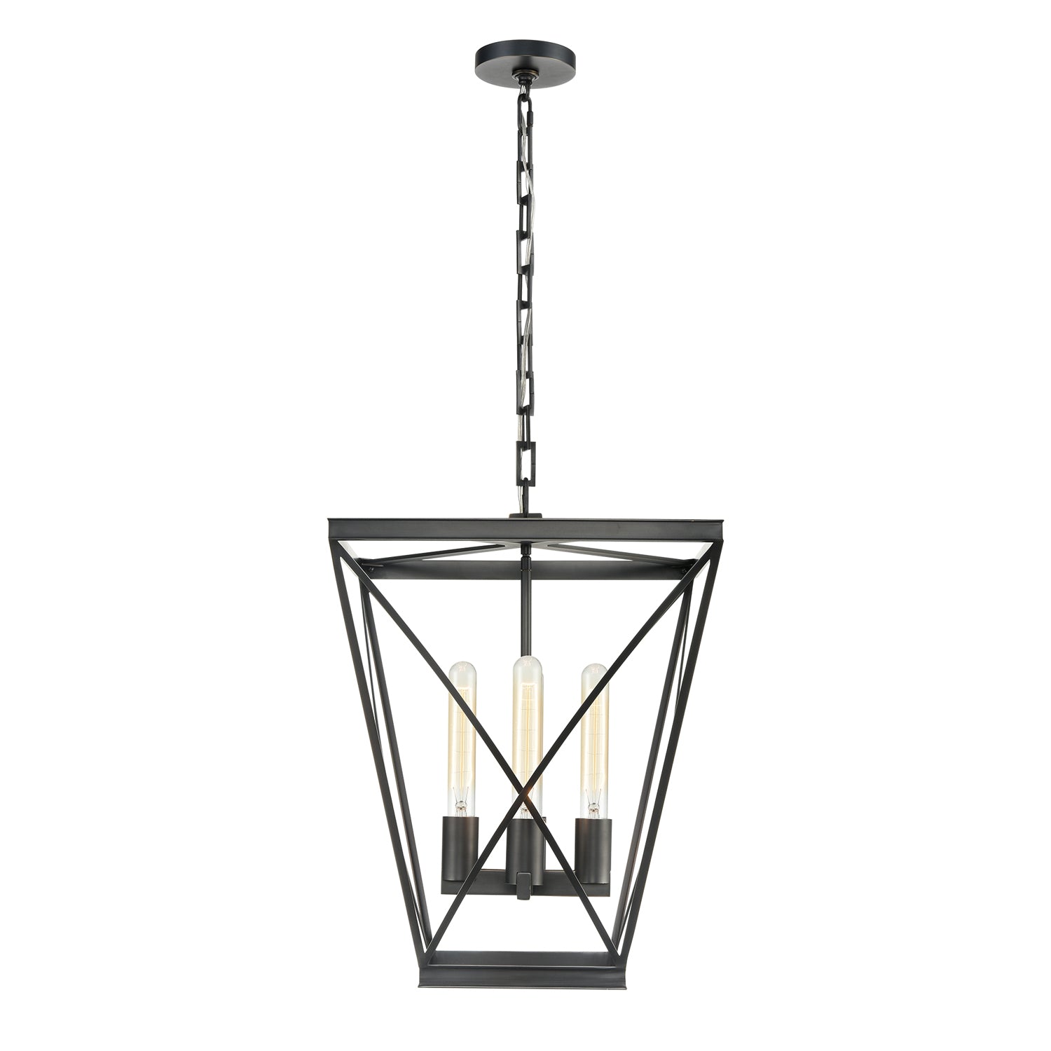 Alora - PD309616UB - Four Light Pendant - Lattice - Urban Bronze