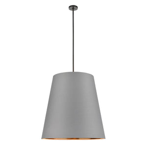 Alora - PD311030UBGG - Three Light Pendant - Calor - Gray Linen Withgold Parchmen/Urban Bronze