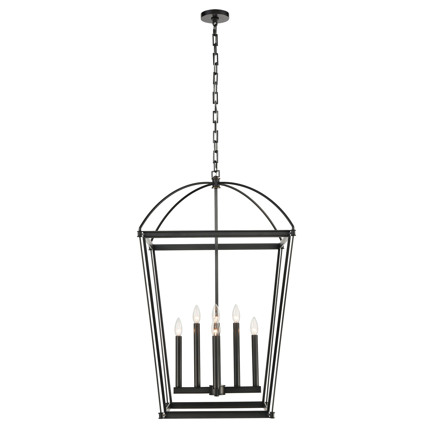 Alora - PD312224UB - Eight Light Foyer Pendant - Manor - Urban Bronze