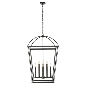 Alora - PD312224UB - Eight Light Foyer Pendant - Manor - Urban Bronze