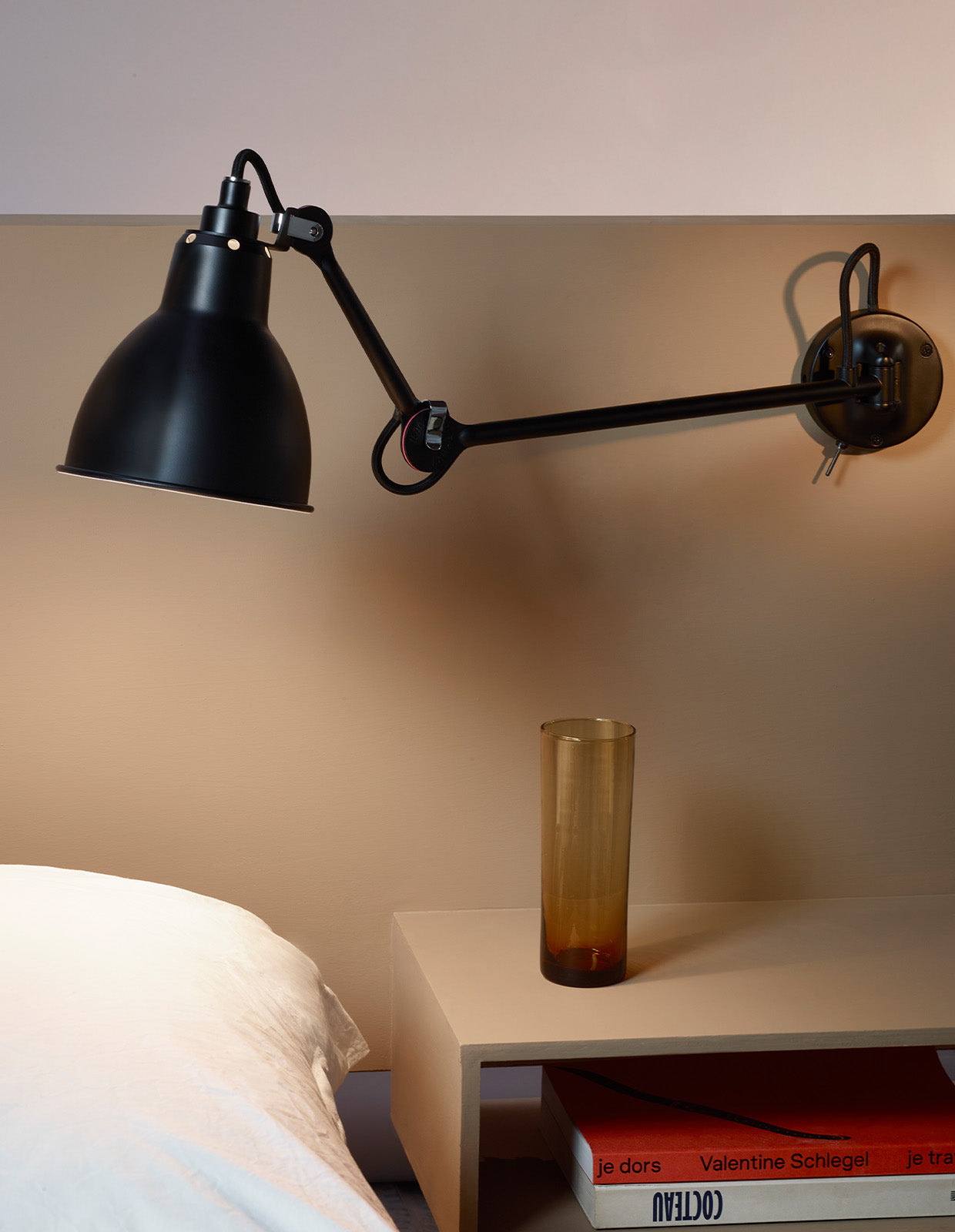 Lampe Gras N°204 L40  Wall Light with Switch