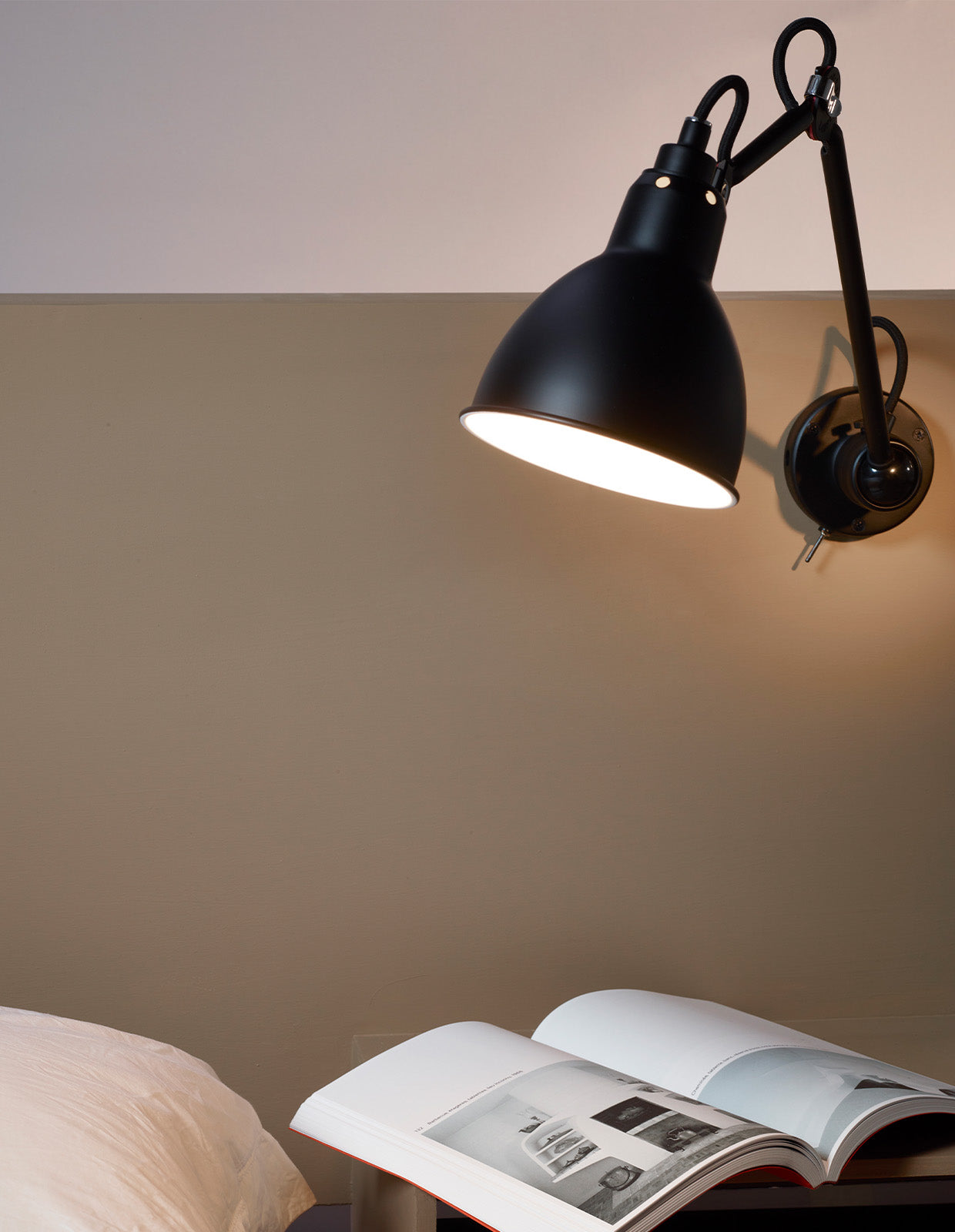 Lampe Gras N°304 L40  Wall Light with Switch