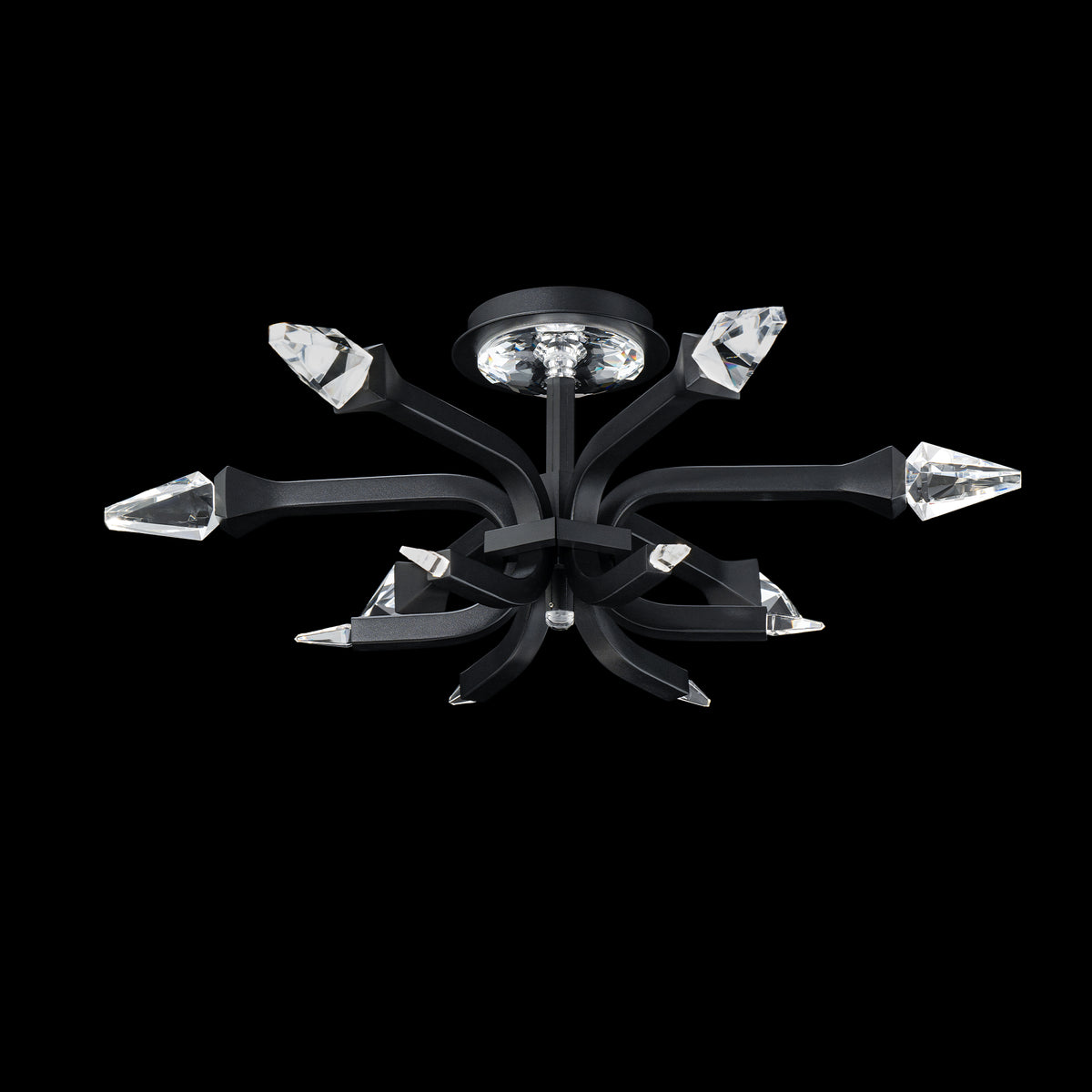 Schonbek Beyond - BFM25524-BK - LED Flush Mount - Plumeria - Black