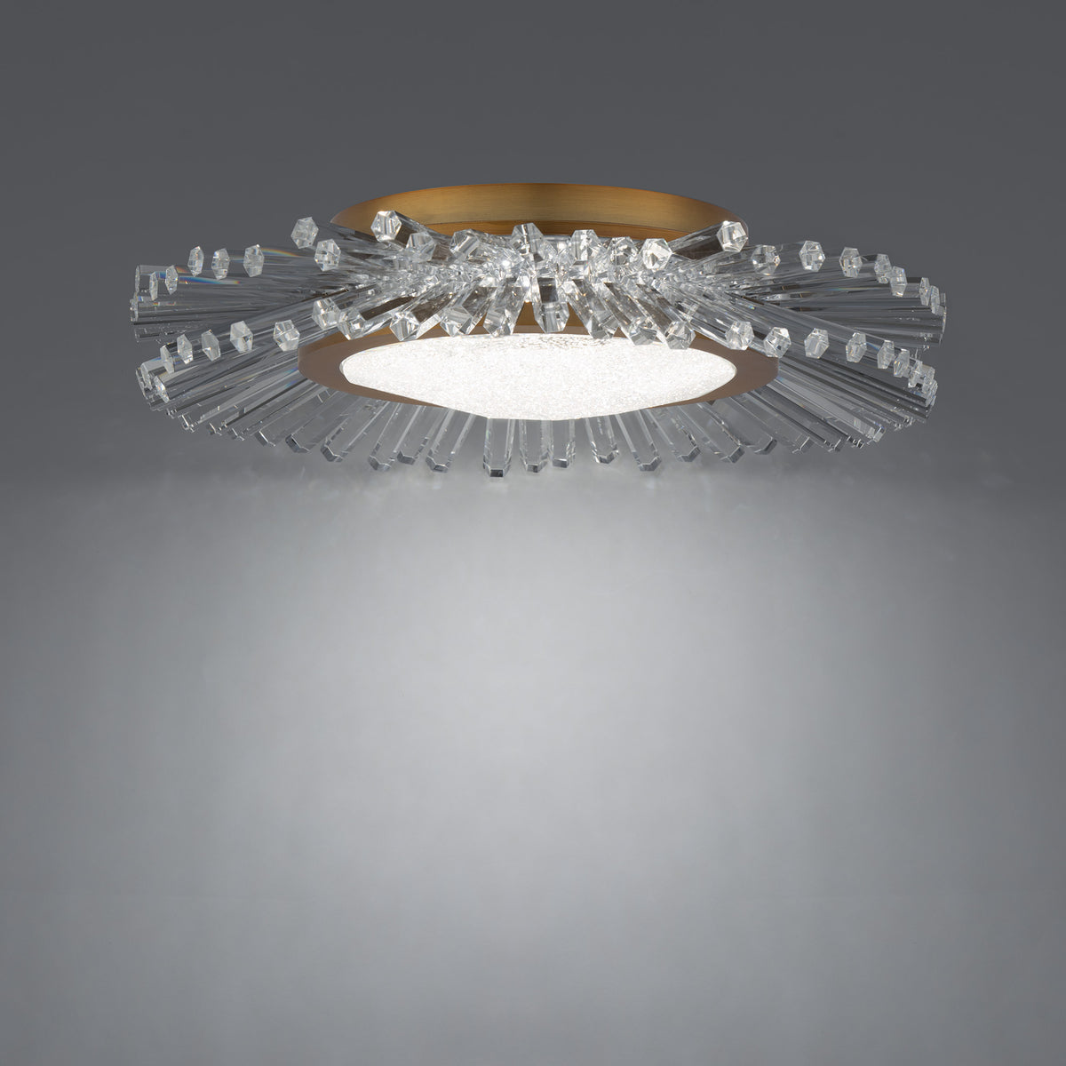 Schonbek Beyond - BFM46215-AB - LED Flush Mount - Benediction - Aged Brass