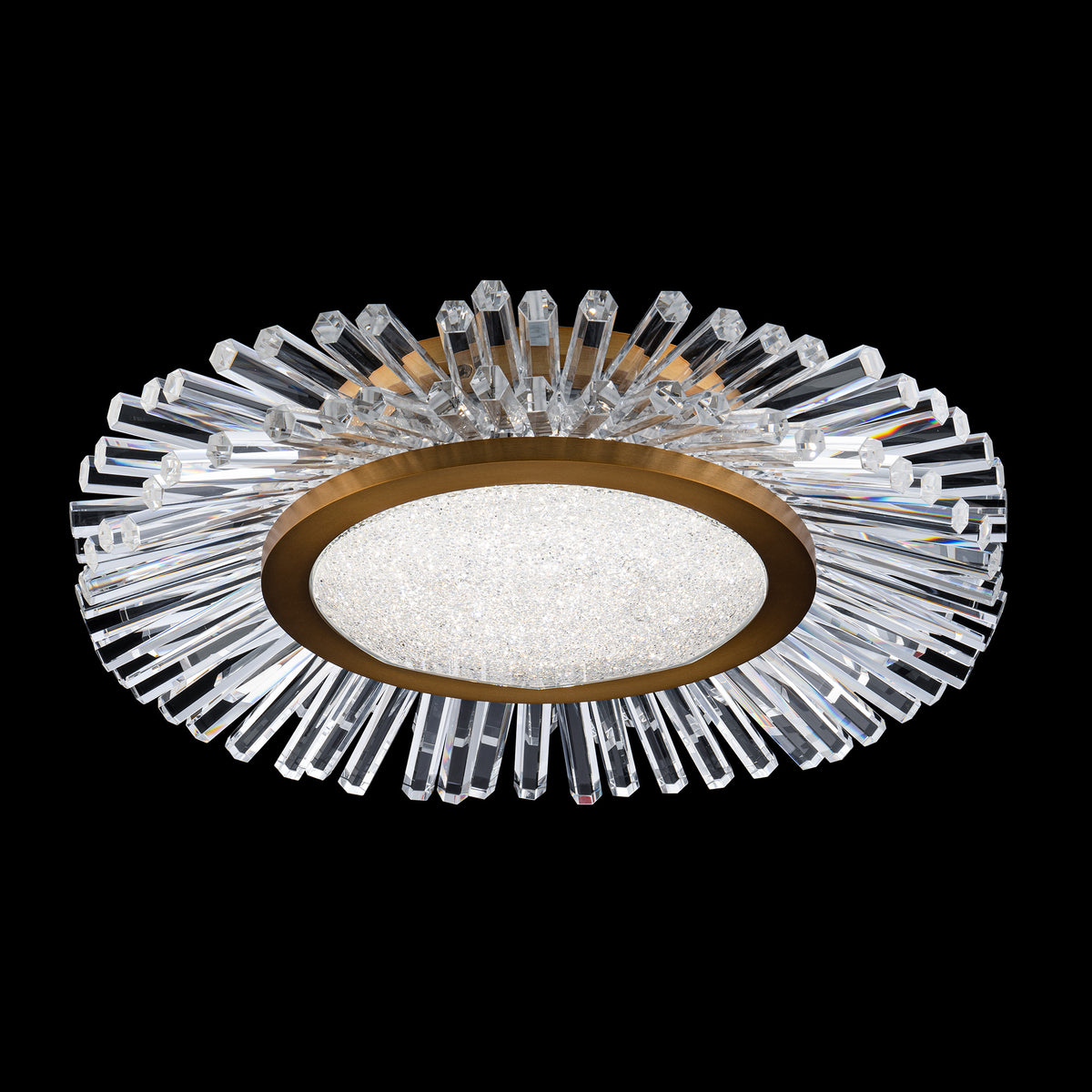 Schonbek Beyond - BFM46215-AB - LED Flush Mount - Benediction - Aged Brass
