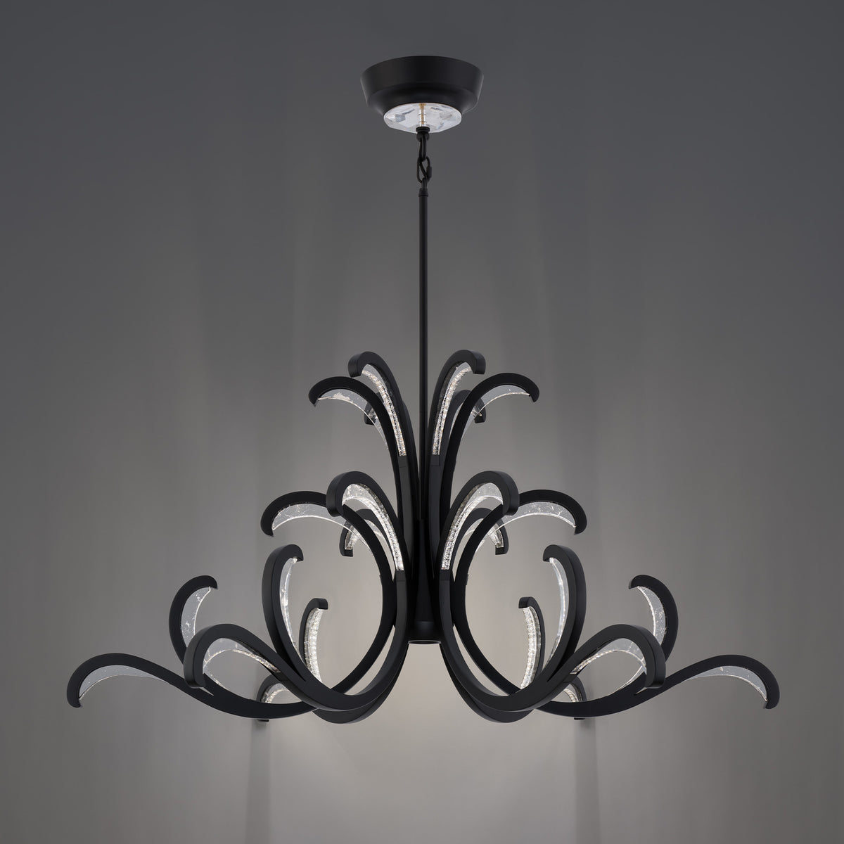 Schonbek Beyond - BPD17539-BK - LED Pendant - Lombardy - Black