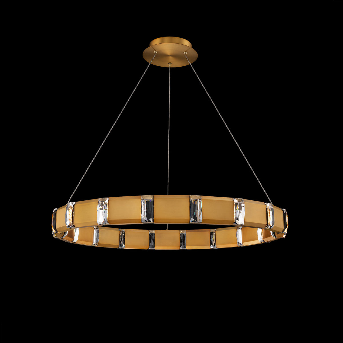 Schonbek Beyond - BPD19536-AB - LED Pendant - Jounce - Aged Brass