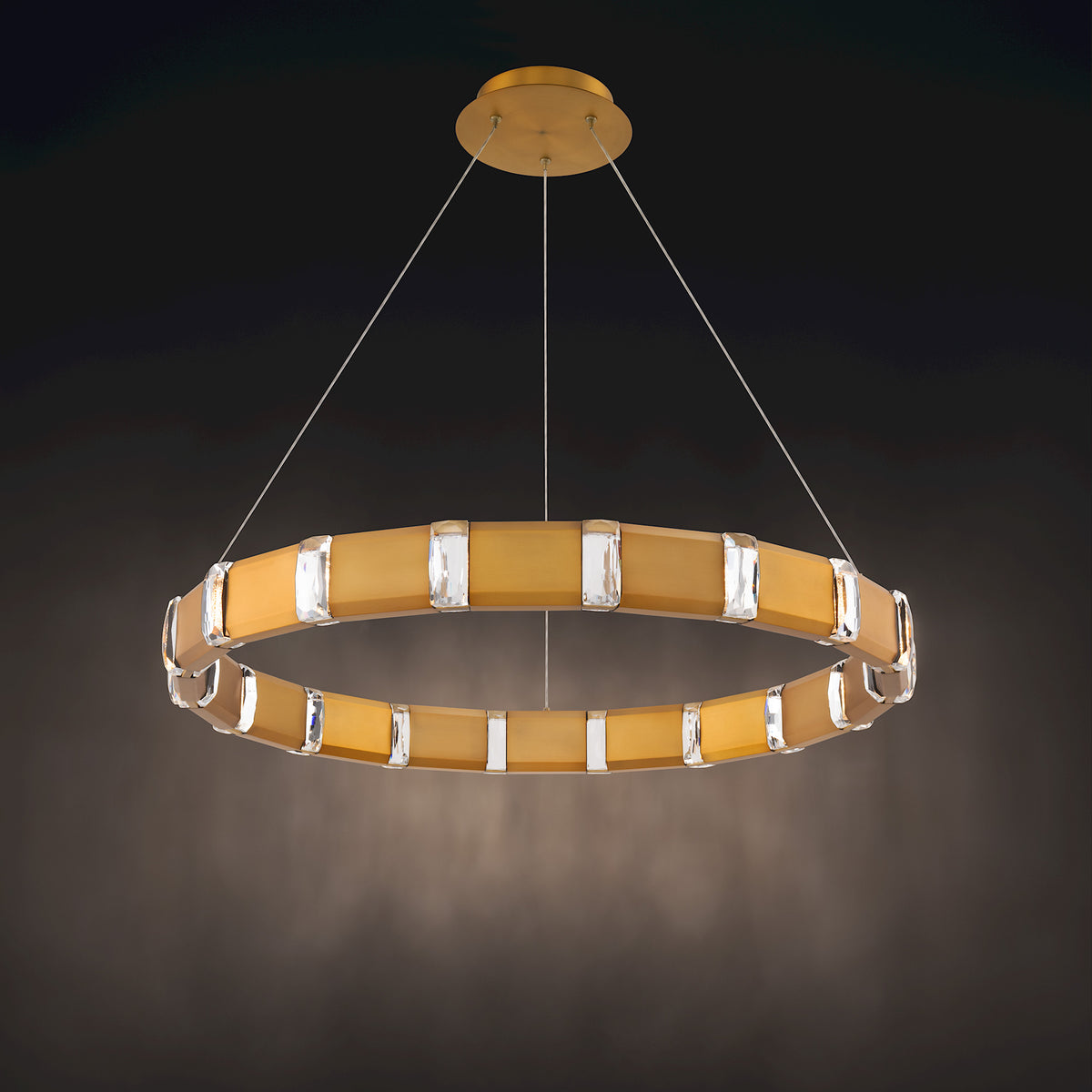 Schonbek Beyond - BPD19536-AB - LED Pendant - Jounce - Aged Brass
