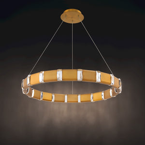 Schonbek Beyond - BPD19536-AB - LED Pendant - Jounce - Aged Brass