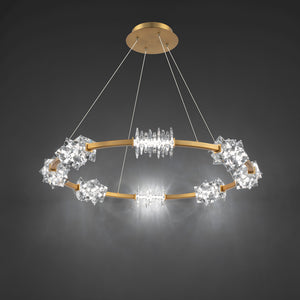 Schonbek Beyond - BPD21536-AB - LED Pendant - Bergy - Aged Brass
