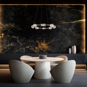 Schonbek Beyond - BPD21536-AB - LED Pendant - Bergy - Aged Brass