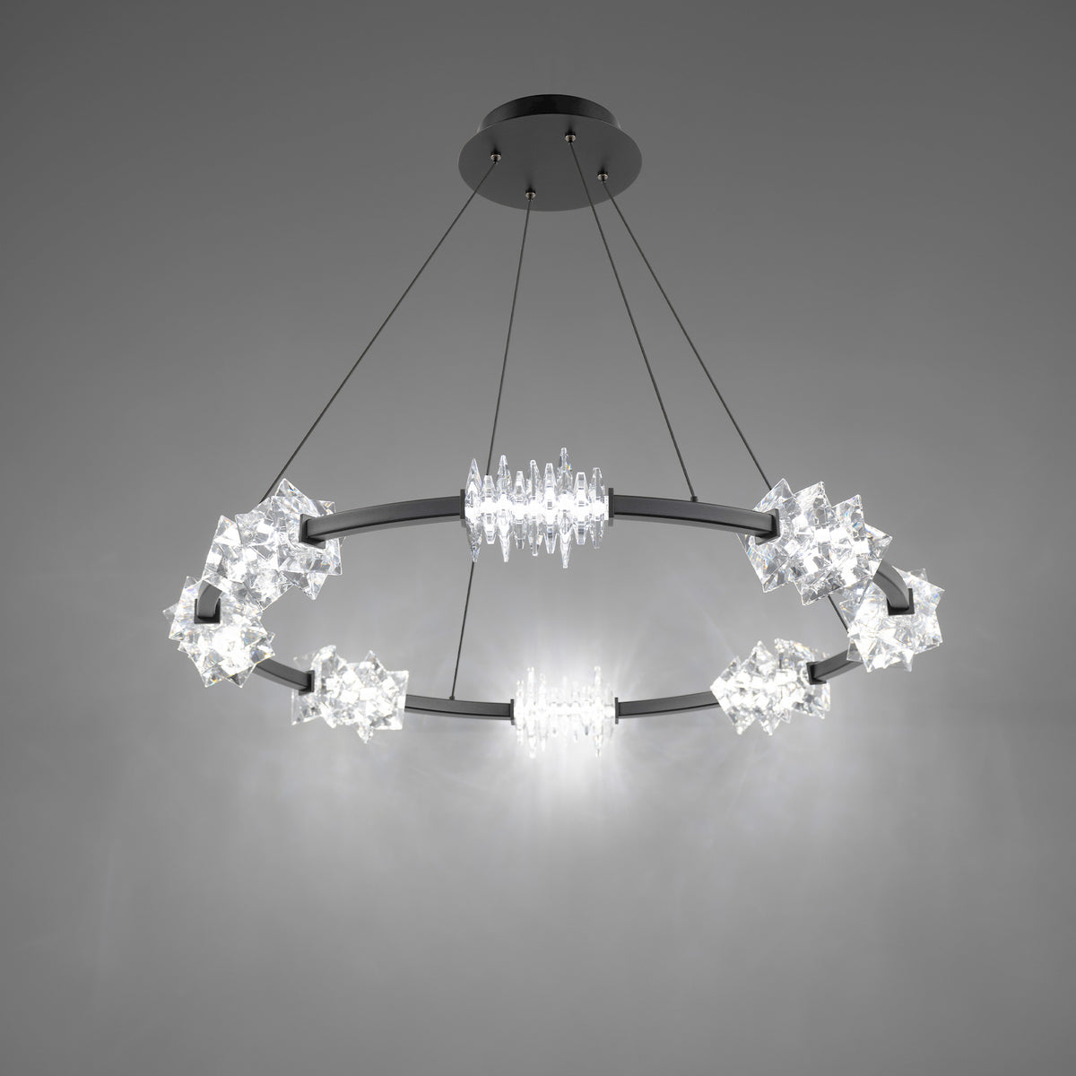 Schonbek Beyond - BPD21536-BK - LED Pendant - Bergy - Black