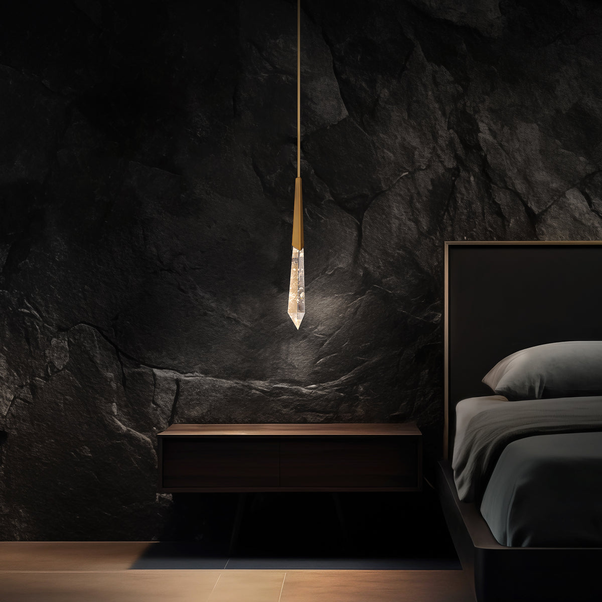 Schonbek Beyond - BPD31419-AB - LED Mini Pendant - Solitude - Aged Brass