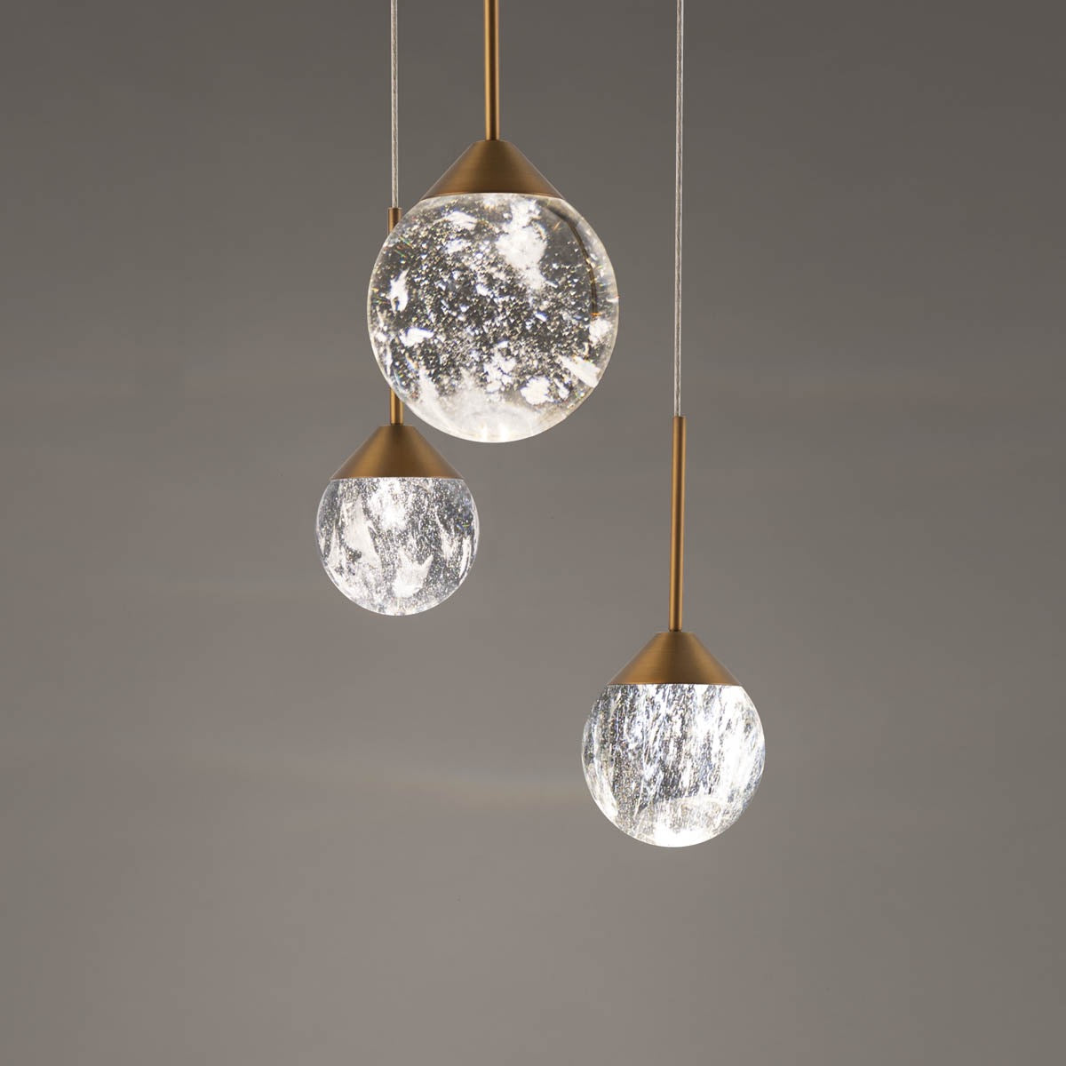 LED 3-Light Pendant from the Quest collection